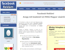 Tablet Screenshot of facebookreklam.hu